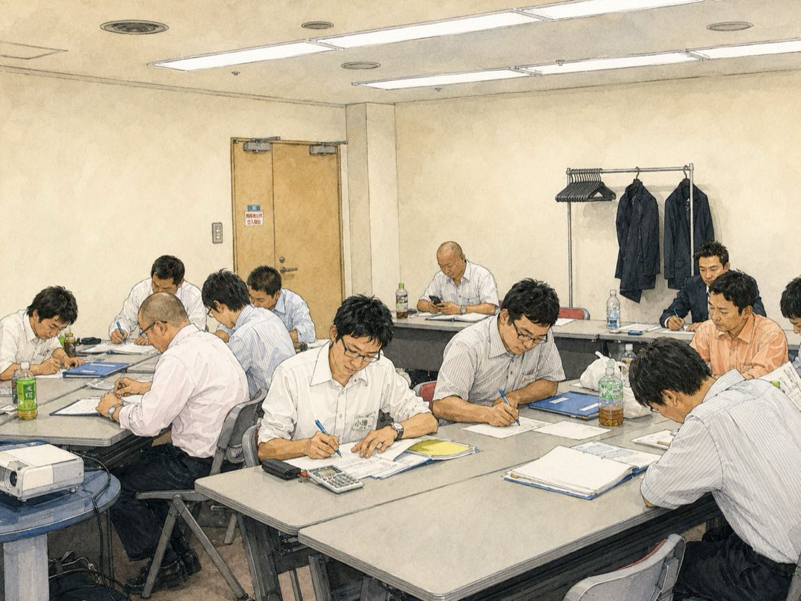 グループワークに取り組む研修の風景