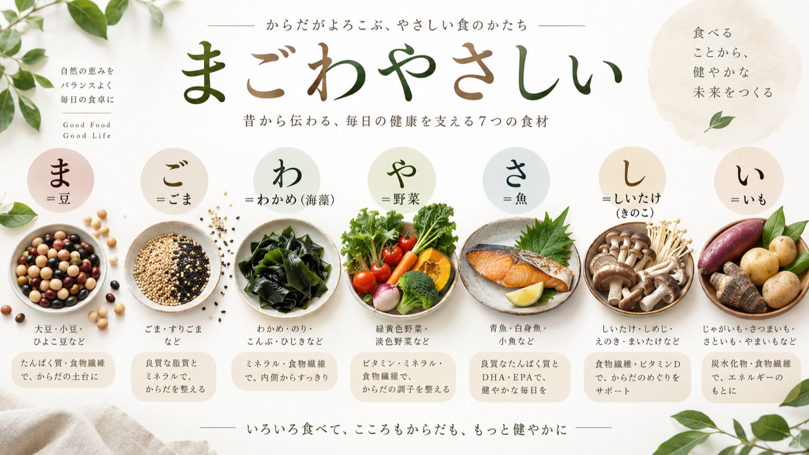 マゴハヤサシイワの食材